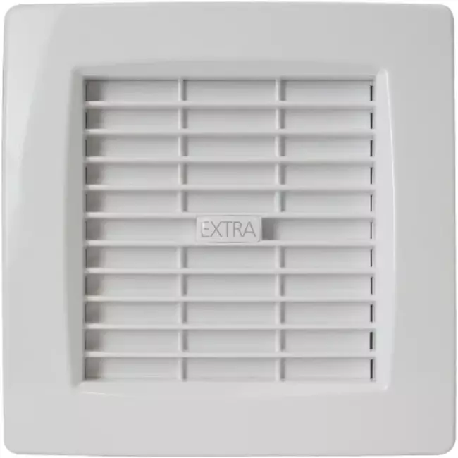 Badeværelsesventilator Ø 100 mm hvid med timer og fugtsensor – luksus X100ZHT