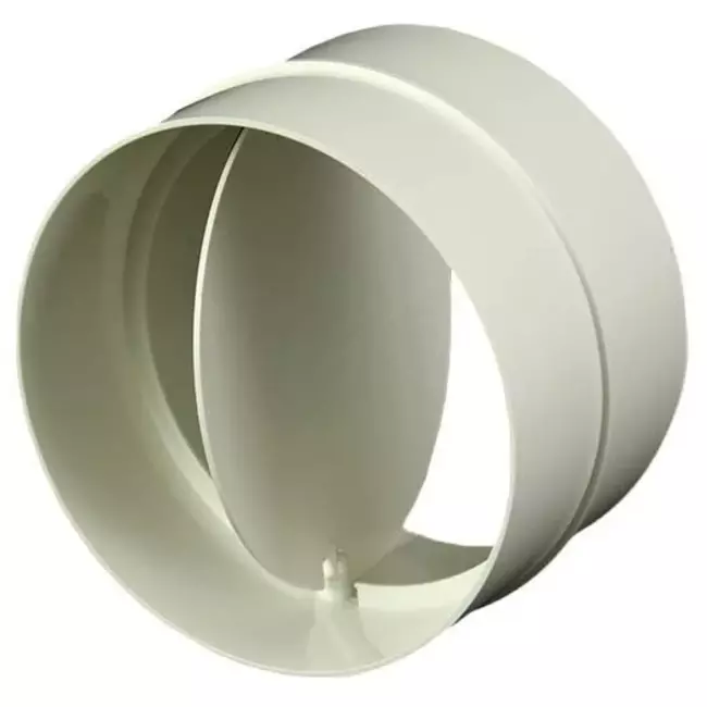Rund kontraventil i plast, diameter: 150 mm AV150