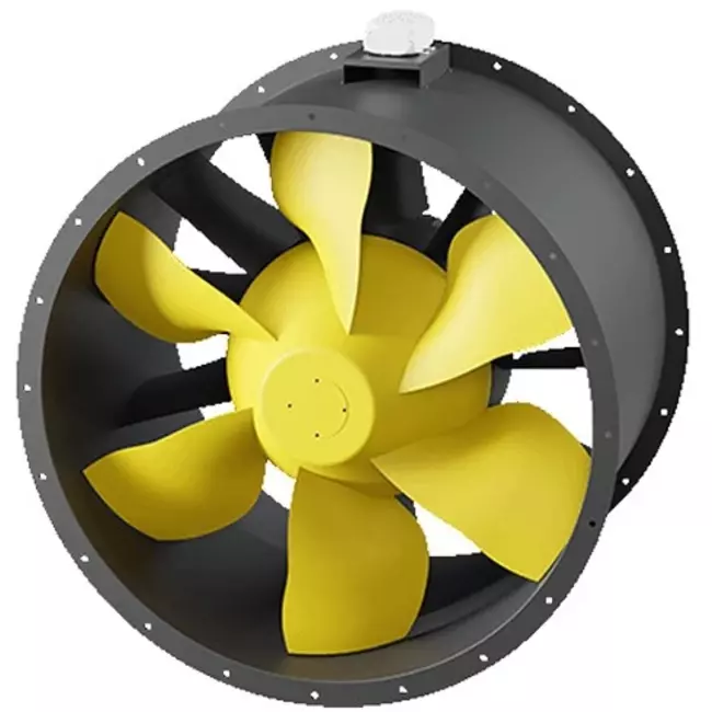 Aksial 1250 mm kanalventilator – AL 1250 D6 04
