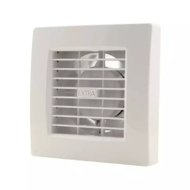 Badeværelsesventilator Ø 120 mm hvid – luksus X120