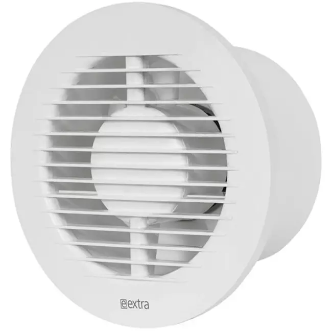 Rund badeværelsesventilator Ø 125 mm hvid – standard EA125