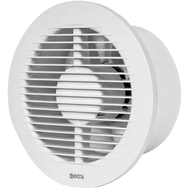 Rund badeværelsesventilator Ø 150 mm hvid – basic EA150