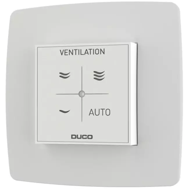 Duco luftfugtighedssensor med styring RF/Kabel hvid