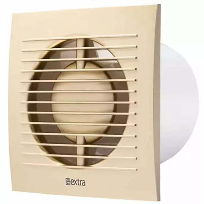 Europlast badeværelsesventilator 100 mm guld med timer – EE100TG