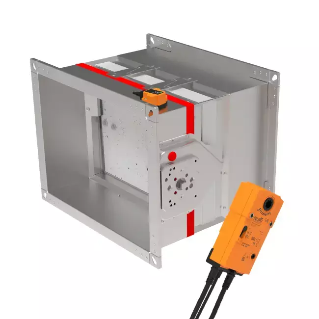 Servomotor til brandspjæld 230V, 9 Nm, åben/luk - E-BFN230 T
