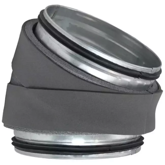 Thermoduct 13 mm bøjningsdiameter 250 mm 30 grader isoleret