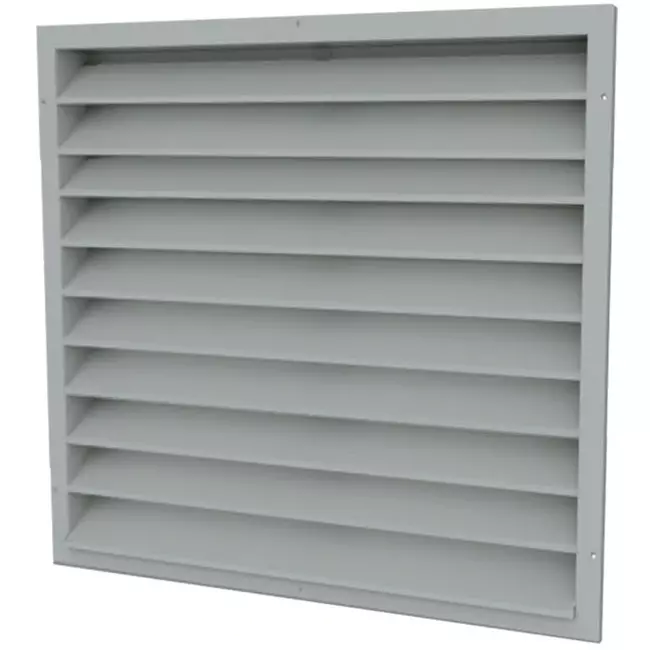 Udvendigt gitter af galvaniseret stål 500x500