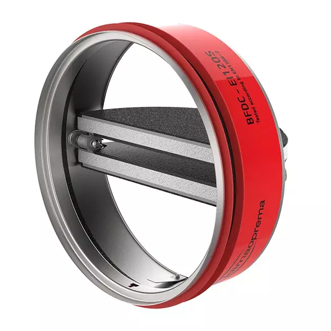 Brandspjæld cirkulært 200 mm - E-BFDC EI120S 200