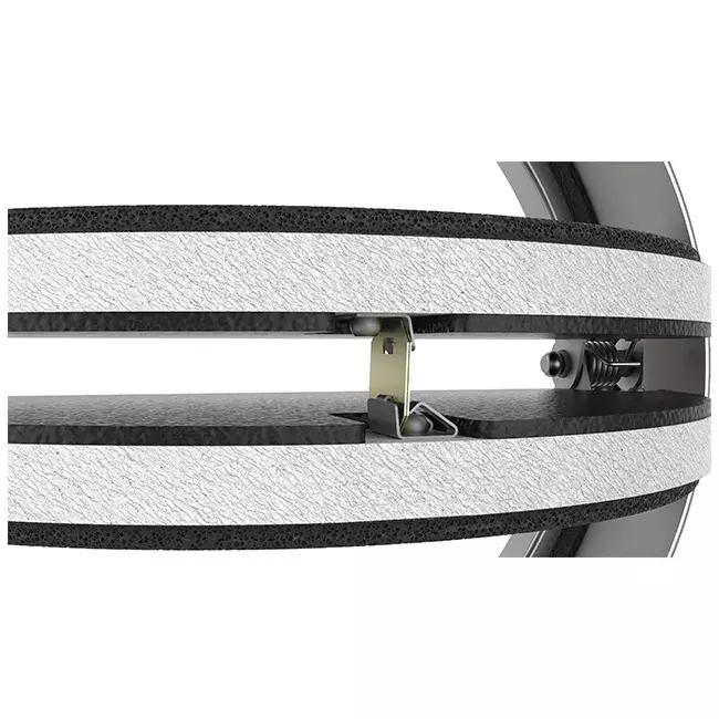 Brandspjæld cirkulært 200 mm med ventilationsventil - E-BFDC V EI60S D200