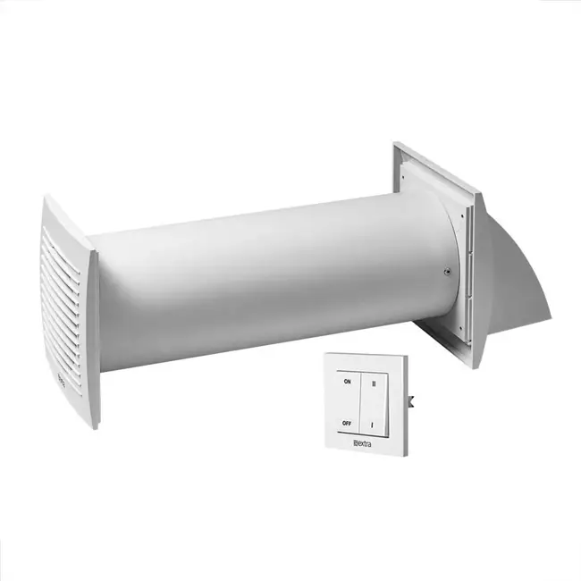 Europlast decentral varmegenvindingsenhed 150 mm med kontakt