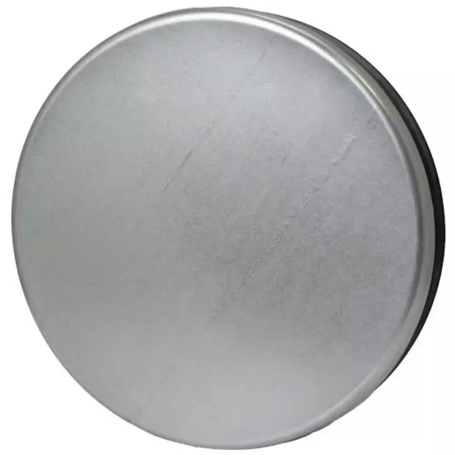 Spiraldæksel Ø200 mm til spiralrør – galvaniseret