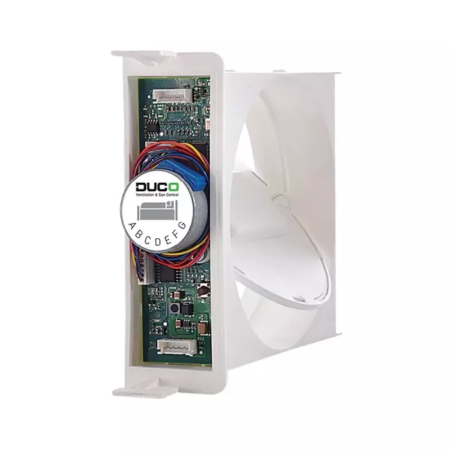 Duco Focus CO2-kontrolventil 30m3/h (soveværelse)