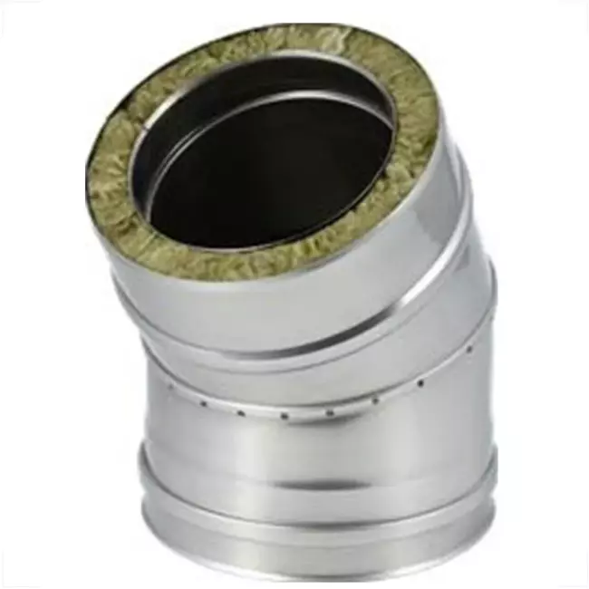 DW diameter 100 mm (100/150) bøjning 30 gr I316L/I304 (D0,5/0,6)