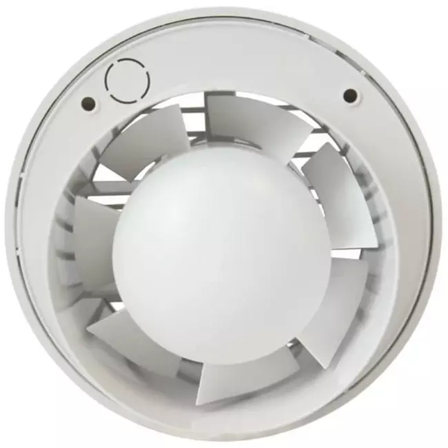 Rund badeværelsesventilator Ø 100 mm timer og fugtsensor – EA100HT