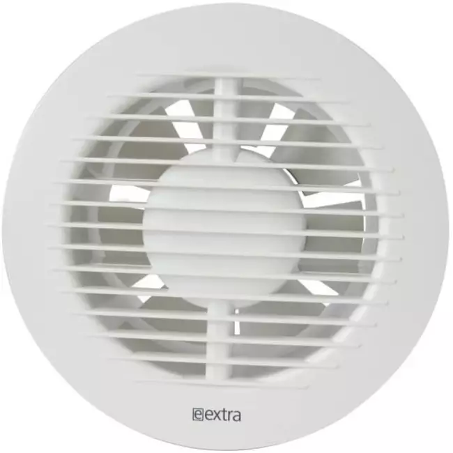 Rund badeværelsesventilator Ø 125 mm hvid – standard EA125