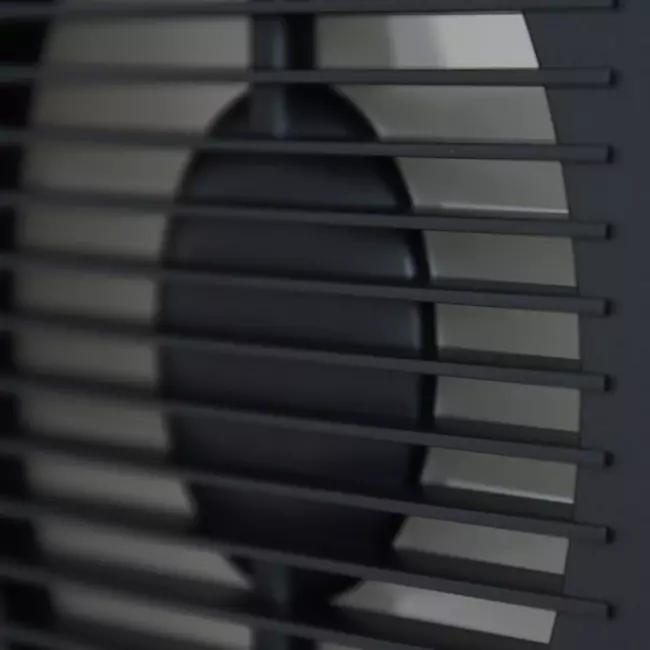 Badeværelsesventilator Ø 125 mm antracit med timer – EE125TA