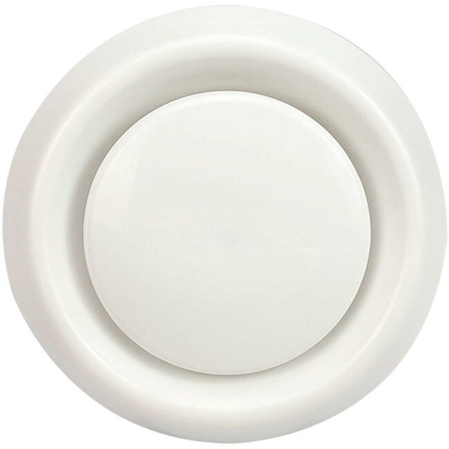 Ventilationsventil 100 mm ind- og udløb med friktionsfjedre - DAV-C100