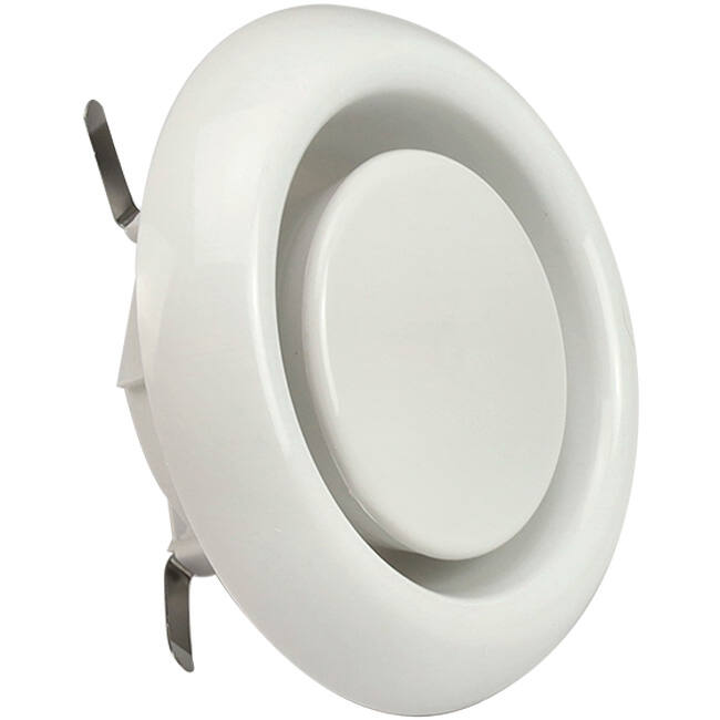 Udstødningsventil 100 mm med friktionsfjedre - AVP-C100