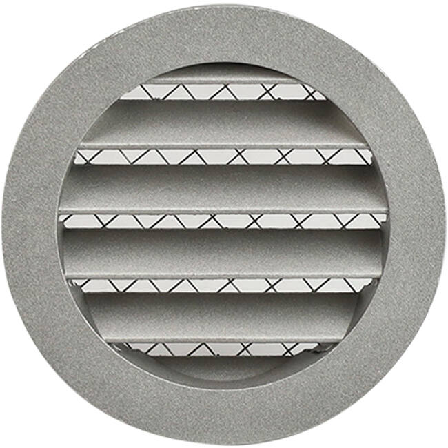 Vægdiffusor 160 mm udeluft aluminium - EL-A-RLP160