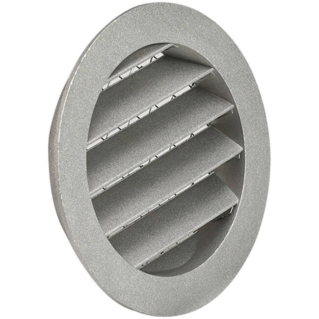 Vægdiffusor 160 mm udeluft aluminium - EL-A-RLP160