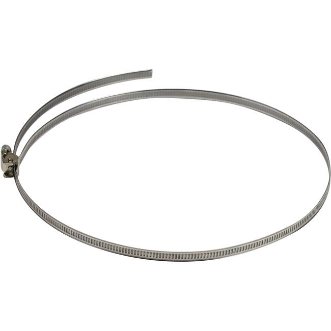 Slangeklemmer (rustfrit stål) 60 mm i diameter 380 mm - PCSS60-380