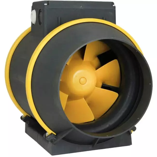Ruck® ETAMASTER-kanalventilator med EC-motor 1300m³/t - Ø 200 mm + driftspotentiometer 10 kO