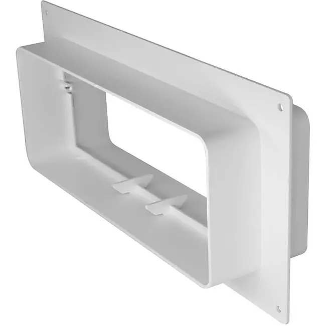 Rektangulær plasttilslutningsflange 220x90mm (KFS29)