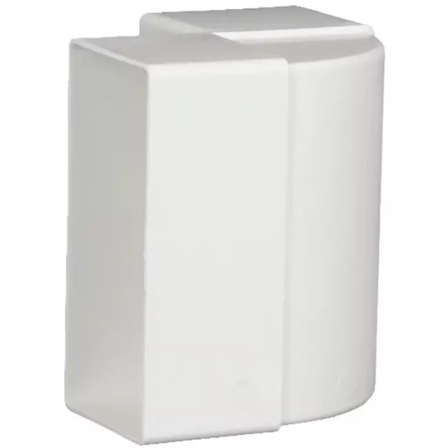 Rektangulær, plastik, lodret, 90° bøjning, 110 x 55 - KLV
