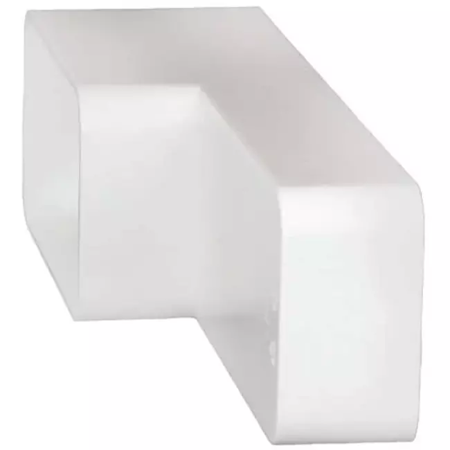 Rektangulær reduktion i plast – 220 x 55 mm til 110 x 55 mm – KS25-15