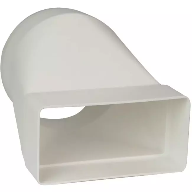 Plastreduktion 110 x 55 til Ø100 mm (KSD2)