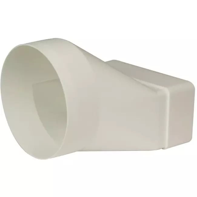 Plastreduktion 110 x 55 til Ø100 mm (KSD2)