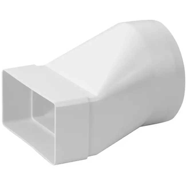 Plastreduktion 110 x 55 til Ø100 mm (KSD2)