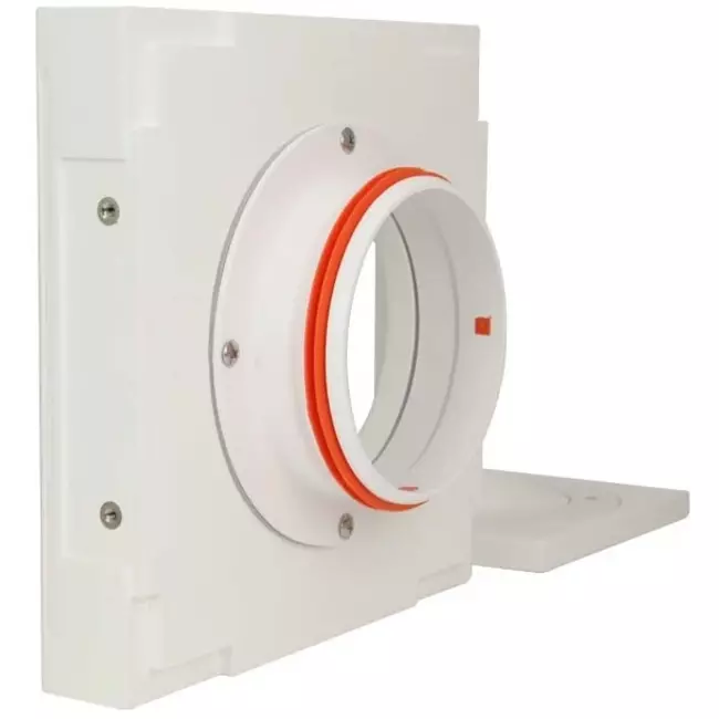 Ergovent rammeløs ventilationsventil firkantet 100 mm