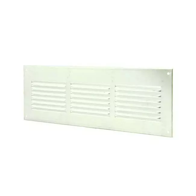 Ventilationsrist i metal, rektangulært 300x100 zink - MR3010ZN