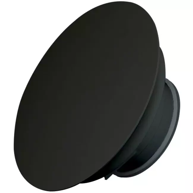 Imaginair RLV stor Ø 125 mm tilførsels- og udsugningsventil - monteringsfjedre - sort