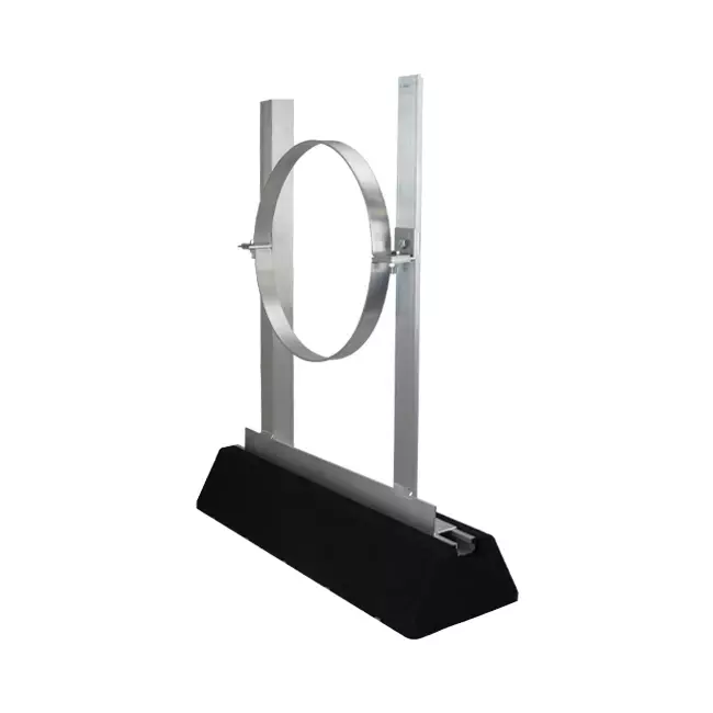 Aluminiumstagbeslag til spirorør diameter 280 mm