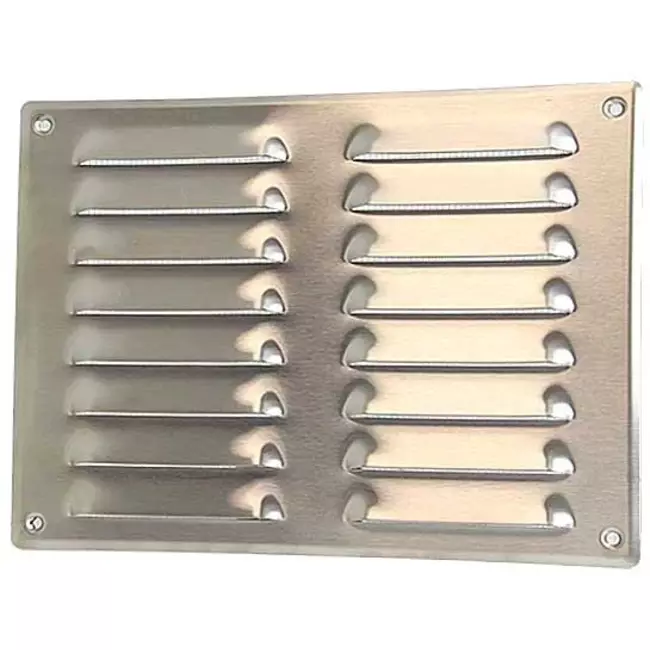 Ventilationsrist i metal, rektangulær 260x190 mm zink – MR2619Zn