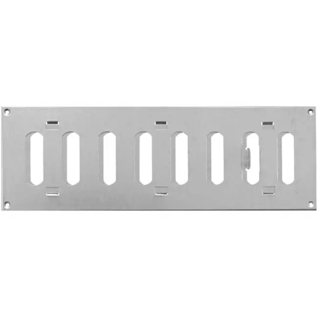 Justerbar lineære diffuser i metal 300x100 galvaniseret - MR3010RZn