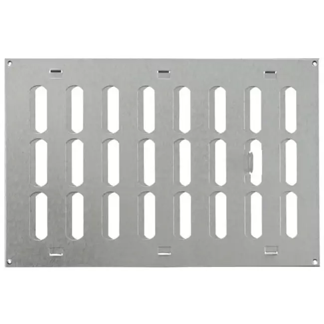 Justerbar lineære diffuser i metal 300x200 galvaniseret - MR3020RZn