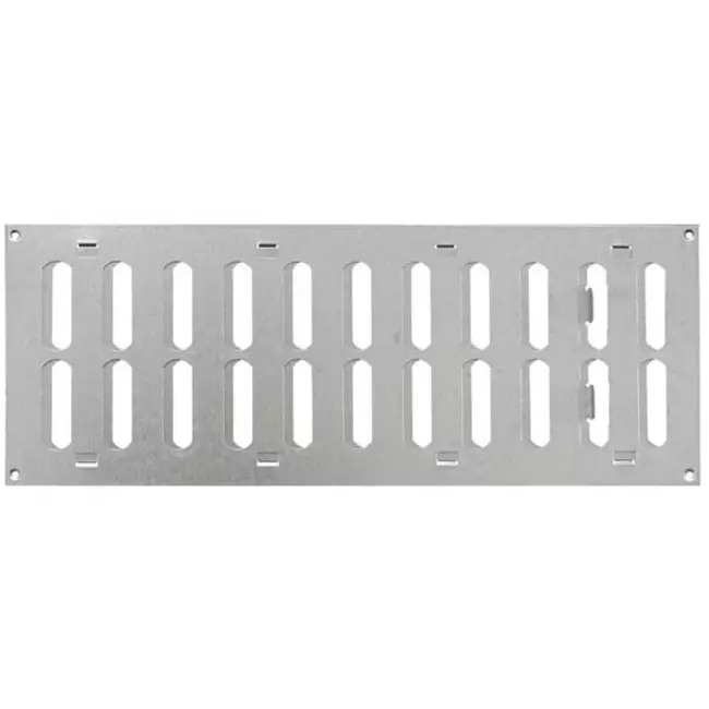Justerbar lineære diffuser i metal 400x150 galvaniseret - MR4015RZn