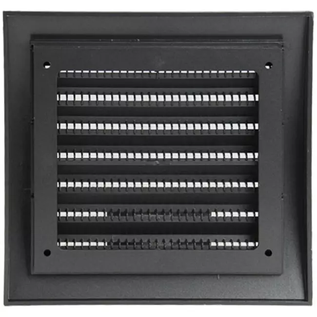 Justerbar vægrist 150x150 mm diameter 100 mm antracit – ND10A