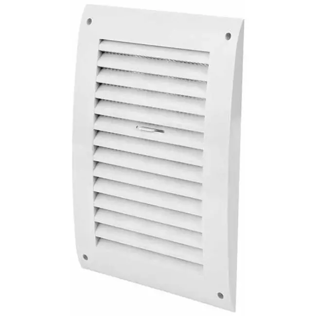 Justerbar vægrist 250x170 mm hvid – N25R