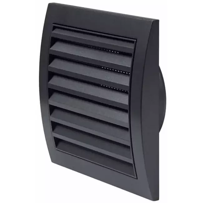 Justerbar vægrist 150x150 mm diameter 100 mm antracit – ND10A