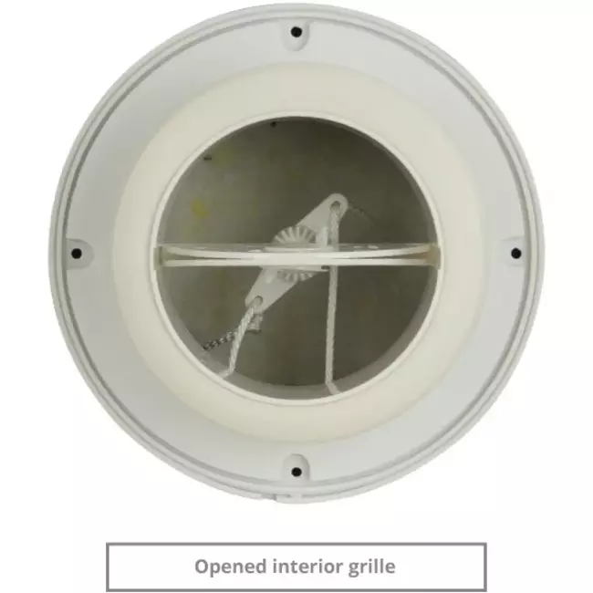 Isoleret facadeventil til naturlig ventilation med diameter 100 mm – SPK2-100