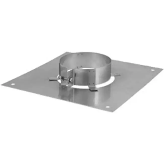 Loftplade diameter 500 mm med beslag I304 (D1.5)