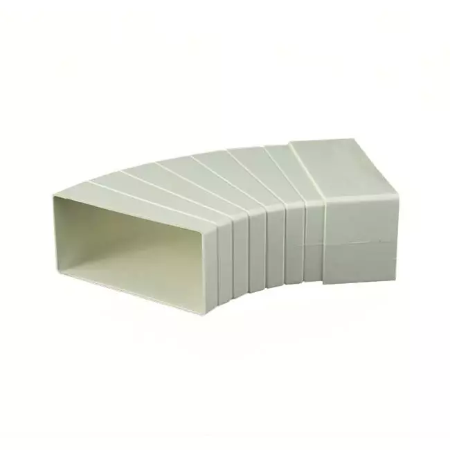 Rektangulær, plastik, vandret, 15-60° bøjning, 110 x 55 mm – KLH15-60