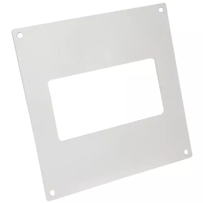 Rektangulær vægflange i plast, 110 X 55 mm – KF