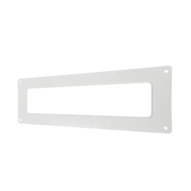 Rektangulær vægflange i plast, 220 X 55 mm - KF25