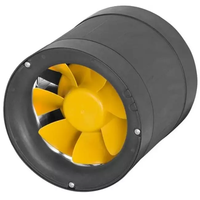 Ruck® ETAMASTER-kanalventilator med EC-motor 220 m³/t - Ø 125 mm + 3-trins kontakt