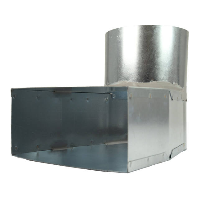 Lepe-hjørnestykke 220x80 mm til diameter 125 mm
